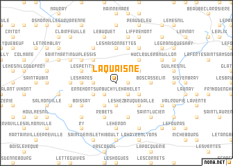 map of La Quaisne