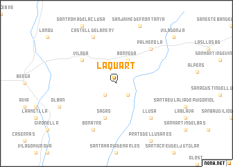 map of La Quart