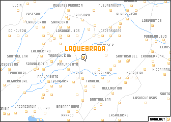 map of La Quebrada