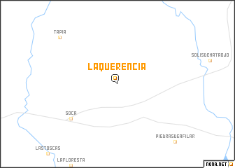 map of La Querencia