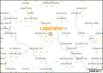 map of La Quesera