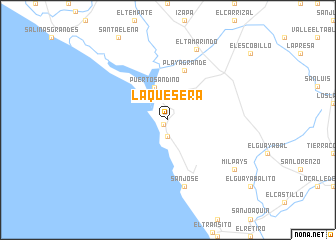 map of La Quesera