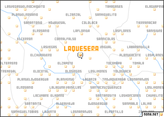 map of La Quesera