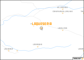 map of La Quesería