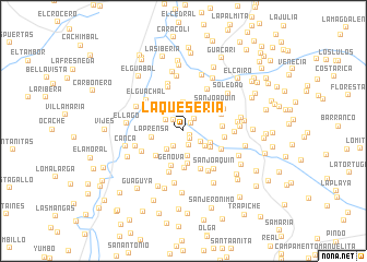 map of La Quesería