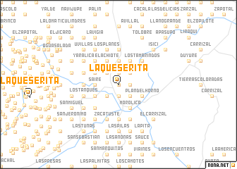 map of La Queserita