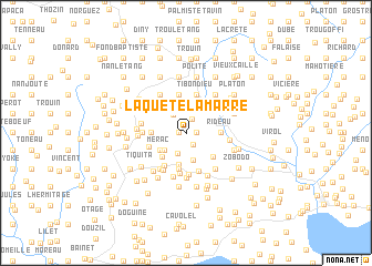 map of Laquête Lamarre
