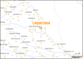 map of La Quezada