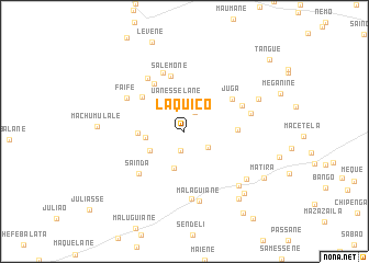 map of Laquiço