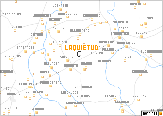 map of La Quietud