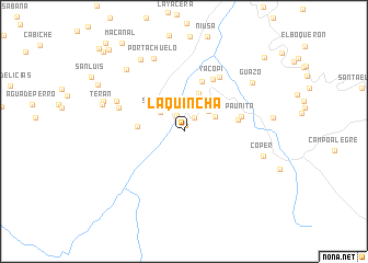 map of La Quincha