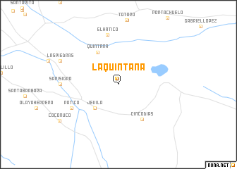 map of La Quintana