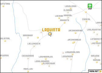 map of La Quinta