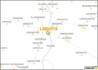 map of La Quinta