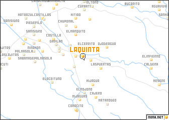 map of La Quinta