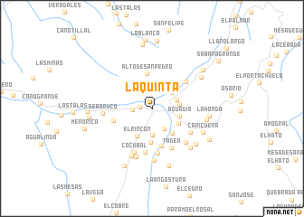 map of La Quinta