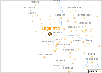 map of La Quinta