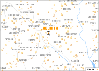 map of La Quinta