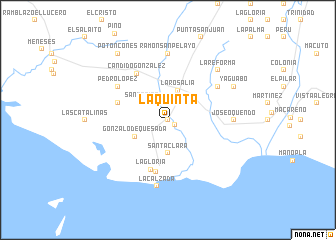 map of La Quinta