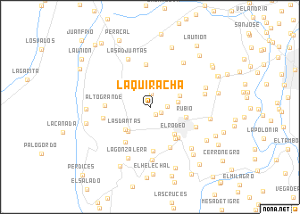 map of La Quiracha