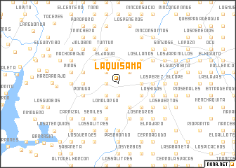 map of La Quisama