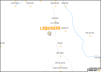 map of La Quisera