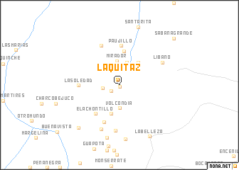 map of La Quitaz