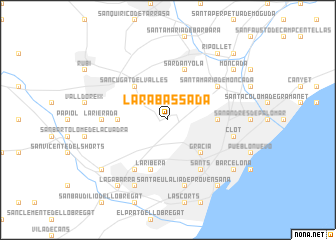 map of La Rabassada