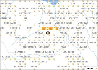 map of La Rabona