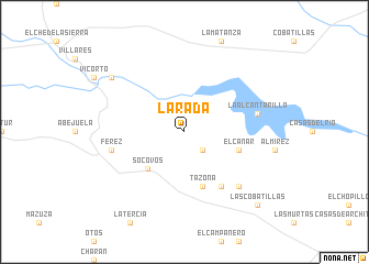 map of La Rada