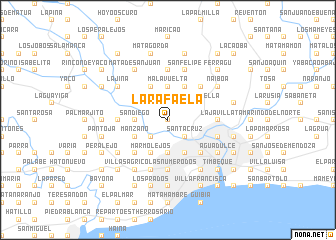 map of La Rafaela