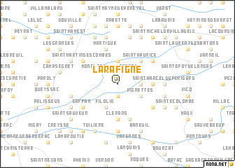 map of La Rafigne