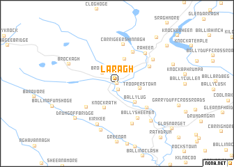 map of Laragh