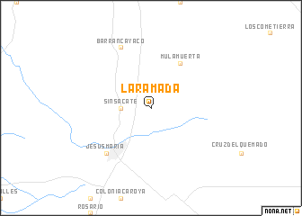 map of La Ramada