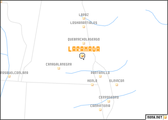 map of La Ramada