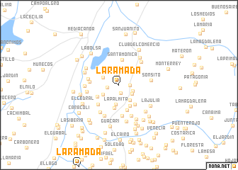 map of La Ramada