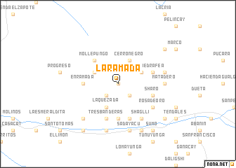 map of La Ramada