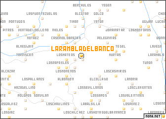 map of La Rambla del Banco