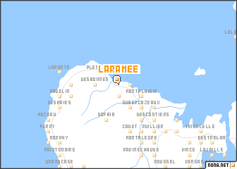 map of La Ramée