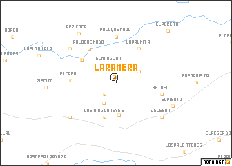 map of La Ramera