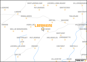 map of Laramière