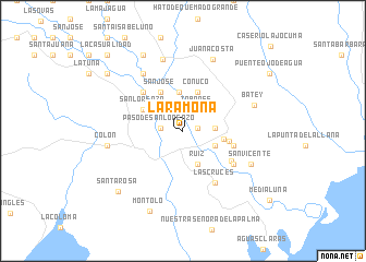 map of La Ramona