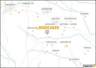 map of La Ranchera