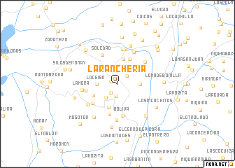 map of La Ranchería