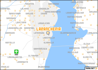 map of La Ranchería