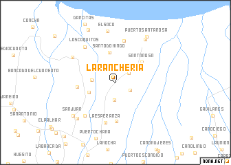 map of La Ranchería