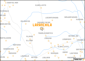 map of La Ranchila