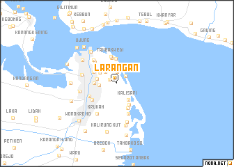 map of Larangan