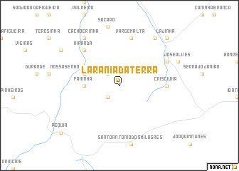 map of Larania da Terra
