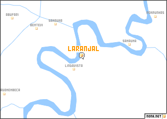 map of Laranjal